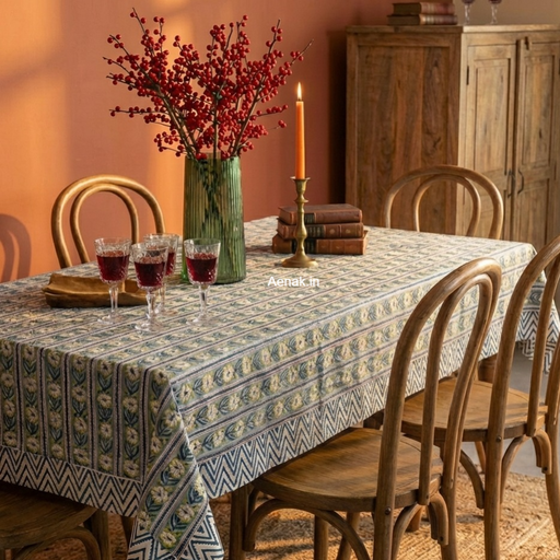 aenak-yellow-lotus-handblock-table-cover-copy
