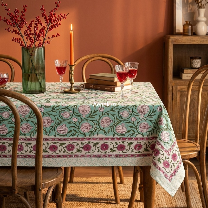 aenak-orange-phool-handblock-table-cover-copy