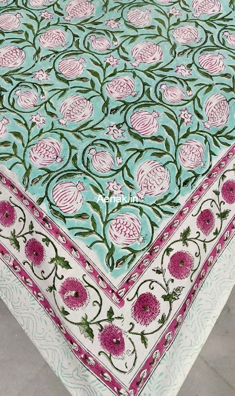 aenak-orange-phool-handblock-table-cover-copy