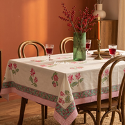 aenak-magenta-floral-handblock-table-cover-copy