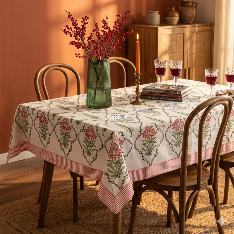 aenak-blue-lotus-garden-handblock-table-cover-copy