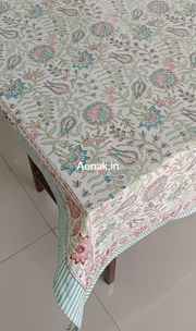 aenak-teal-blue-dahlia-handblock-table-cover-copy