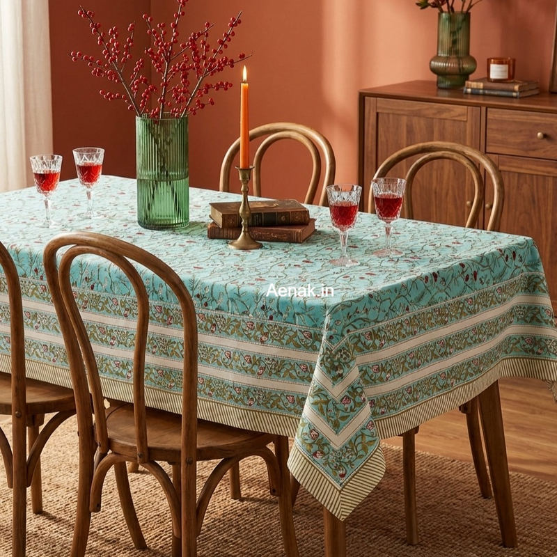 aenak-royal-pink-floral-garden-handblock-table-cover-copy