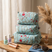 aenak-pink-phool-quilted-vanity-pouches-set-of-3