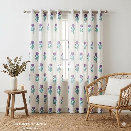 aenak-pink-green-lotus-eyelet-handblock-curtains-copy