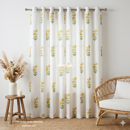 aenak-yellow-pichwai-lotus-eyelet-handblock-curtains-copy