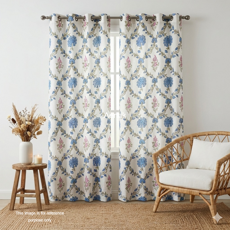 aenak-blue-lotus-eyelet-handblock-curtains-copy