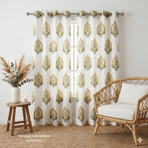 aenak-yellow-white-floral-jaal-eyelet-handblock-curtains-copy