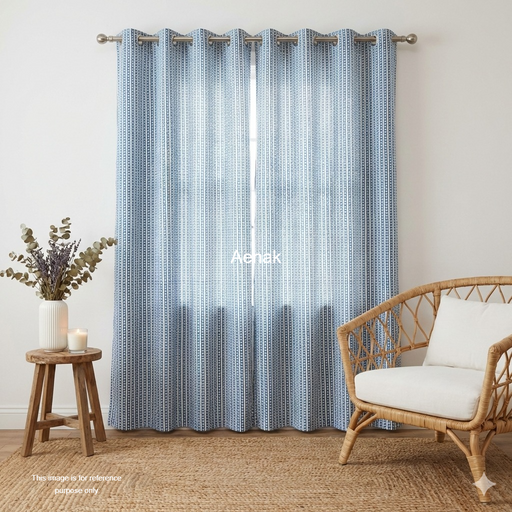 aenak-blue-yellow-sunflower-eyelet-handblock-curtains-copy