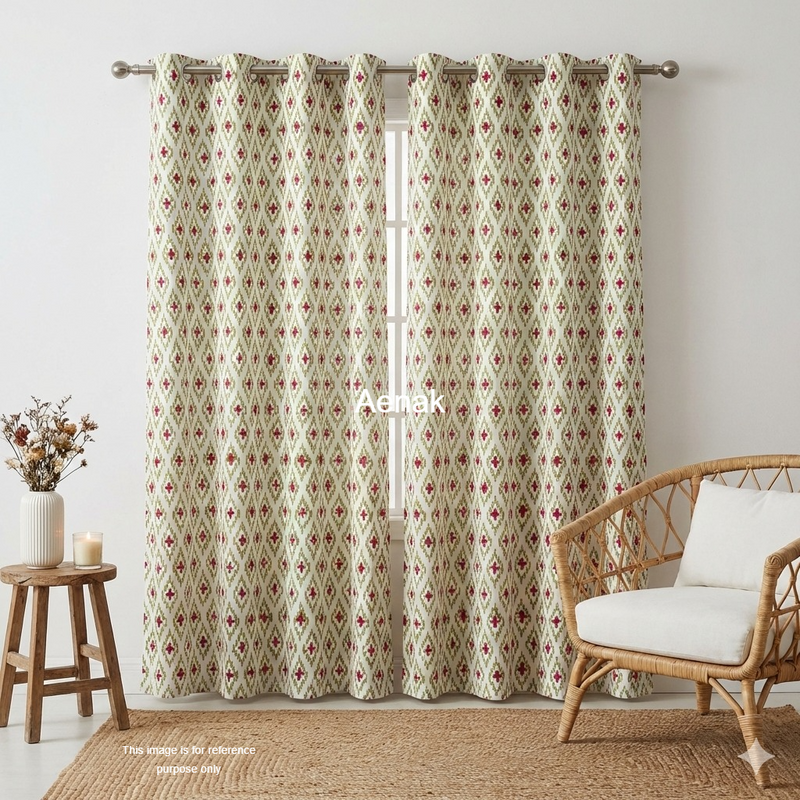 aenak-geen-red-tree-eyelet-handblock-curtains-copy