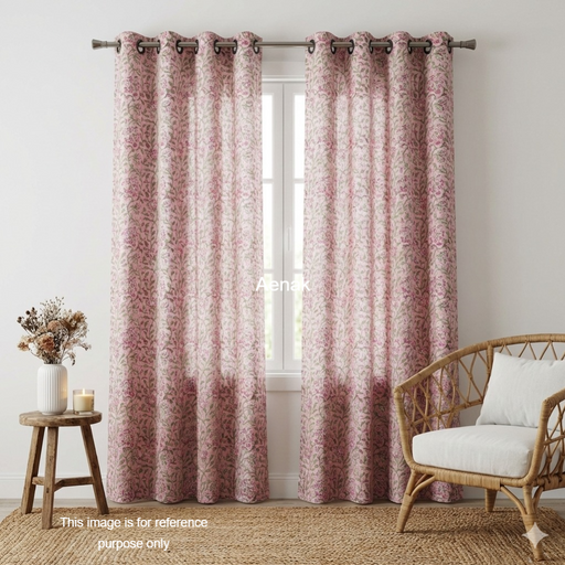 aenak-pink-green-hibiscus-eyelet-handblock-curtains-copy