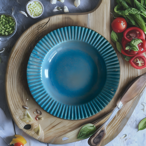 Cielo Azul Pasta Ceramic Serving Plattere