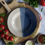 Elegante Bluebird Pasta Ceramic Serving Plattere