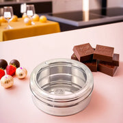 NYRA® Stainless Steel Sweet Box  – Storage Container