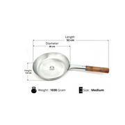 Iron Chinese Fry Pan with Wooden Handle – Frying Pan