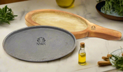 Cast Iron Sizzler Platter with Wood Trivet – Kitchen Utensil