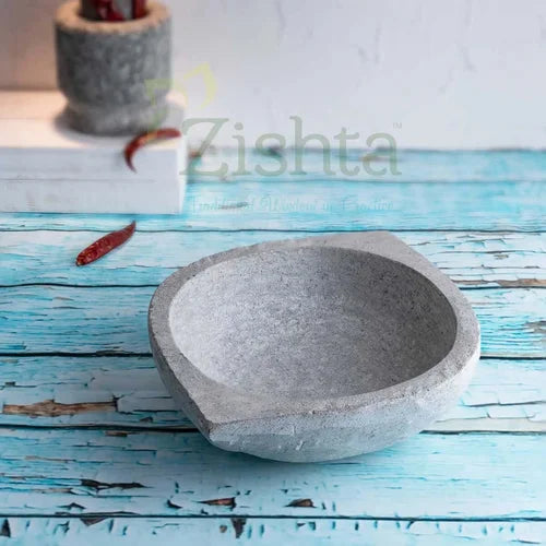 Soapstone Kalchatti Kadai Treated – Brass Cooking Wok