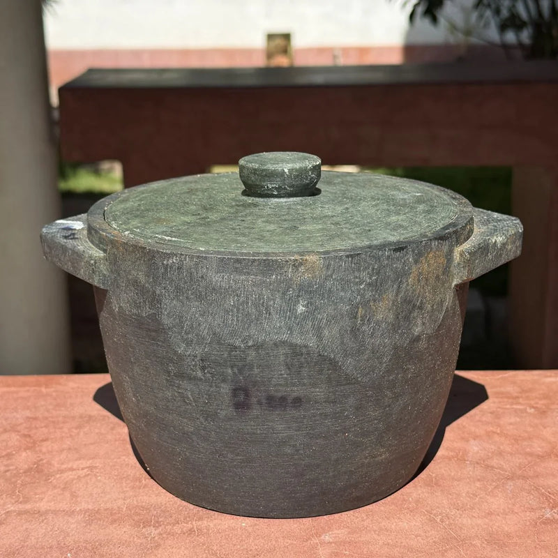 Soapstone Kalchatti – Stone Cooking Pot