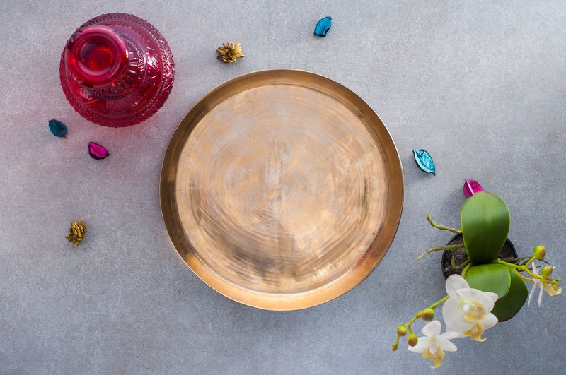 Kansa - Bronze Hand Crafted Dinner Plates – Kitchen Tool
