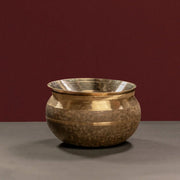Kansa - Bronze Serving Bowl Large With Lid and Ladle – Tadka Ladle