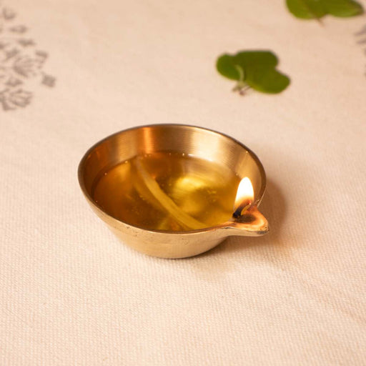 Brass Deepam Oil Lamp – Pooja Lamp