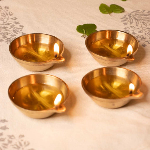 Brass Deepam Oil Lamp – Pooja Lamp