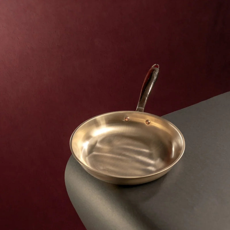 Kansa Tulsi Fry Pan – Bronze Frying Pan