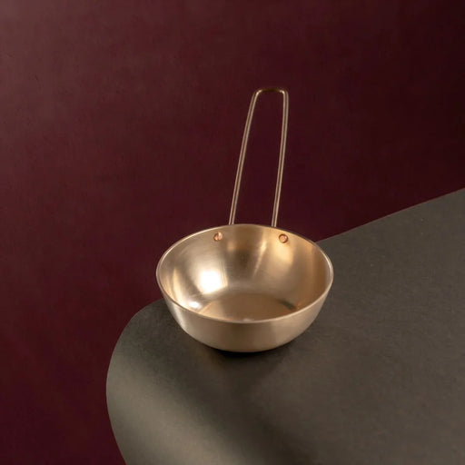 Kansa Tulsi Tadka Pan - Medium – Bronze Tempering Pan