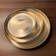Kansa Thali Matt Finish – Serving Plate