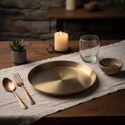 Kansa Thali Matt Finish – Serving Plate