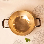 Kansa Tulsi Kadai with Heat Resistant Handles