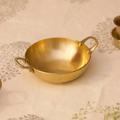 Kansa Tulsi Serveware Kadai – Cooking Wok