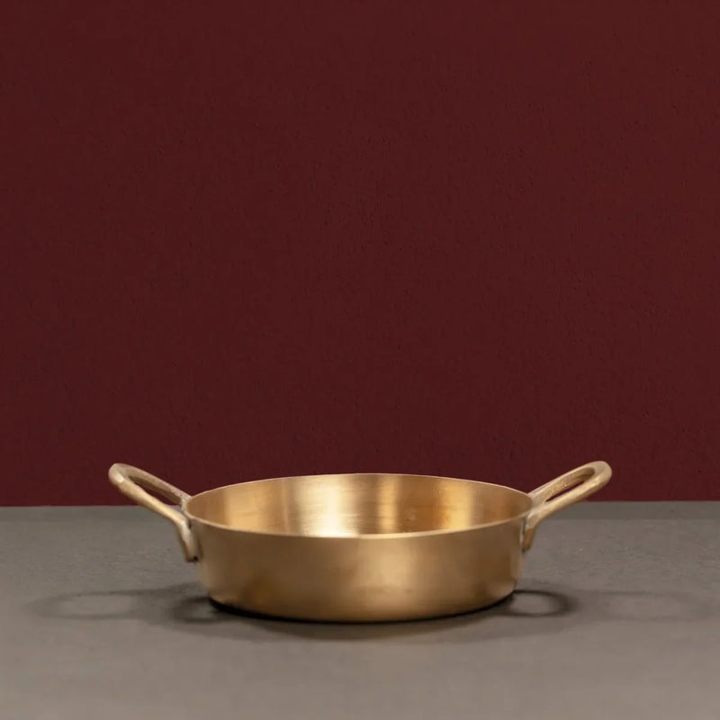 Kansa Tulsi Serveware Pan – Cooking Pan