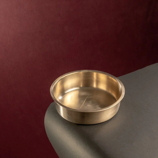 Kansa Tulsi Cookware Shallow Pan/Tope – Cooking Pot