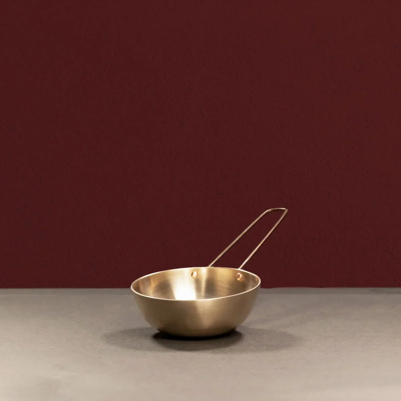 Kansa Tulsi Tadka Pan - Medium – Bronze Tempering Pan