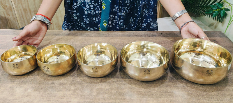 Pure Bronze Kansa Bowls – Serving Bowl