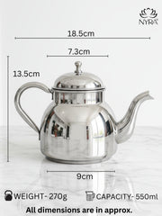 Stainless Steel Tea Pot/Tea Kettle with Mirror Finish – Tea Kettle