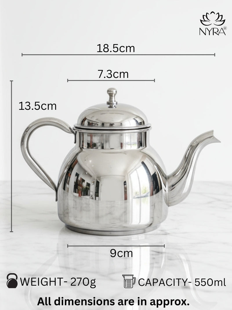 Stainless Steel Tea Pot/Tea Kettle with Mirror Finish – Tea Kettle