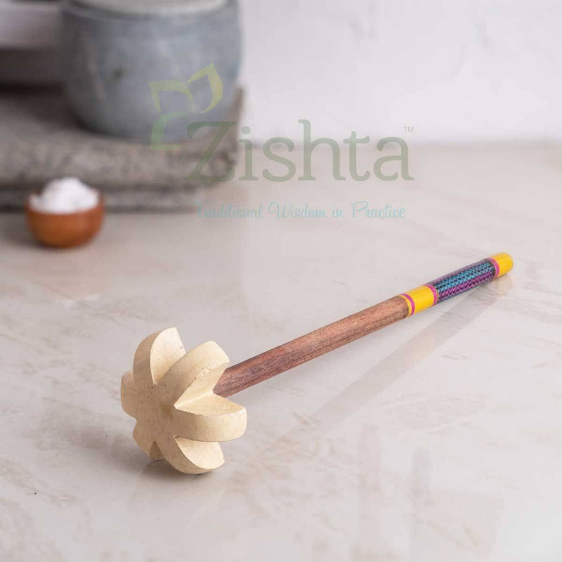 Buttermilk Churner: Lac-Turned Wood – Buttermilk Churner
