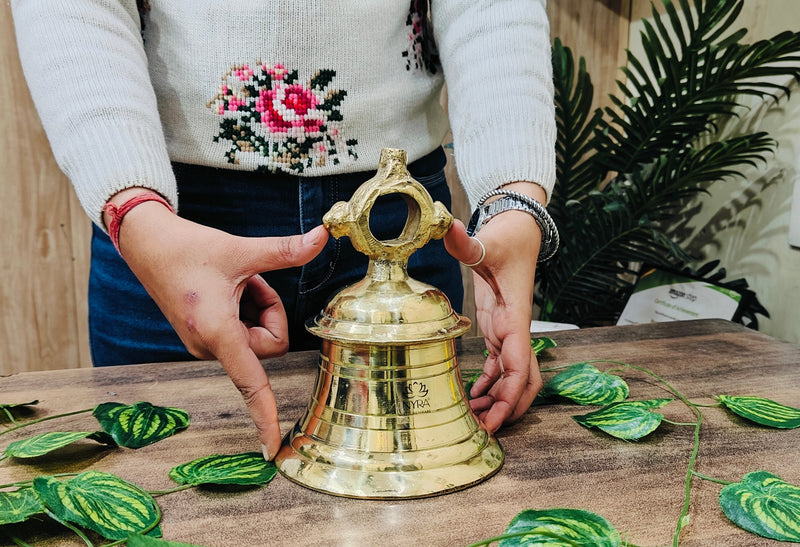 Pure Brass Temple Ghanta (2kg) – Kitchen Utensil