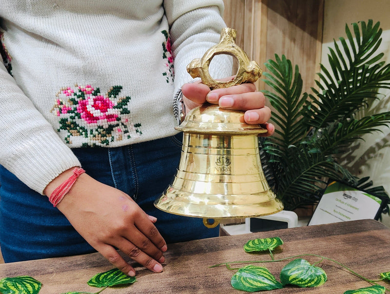 Pure Brass Temple Ghanta (2kg) – Kitchen Utensil