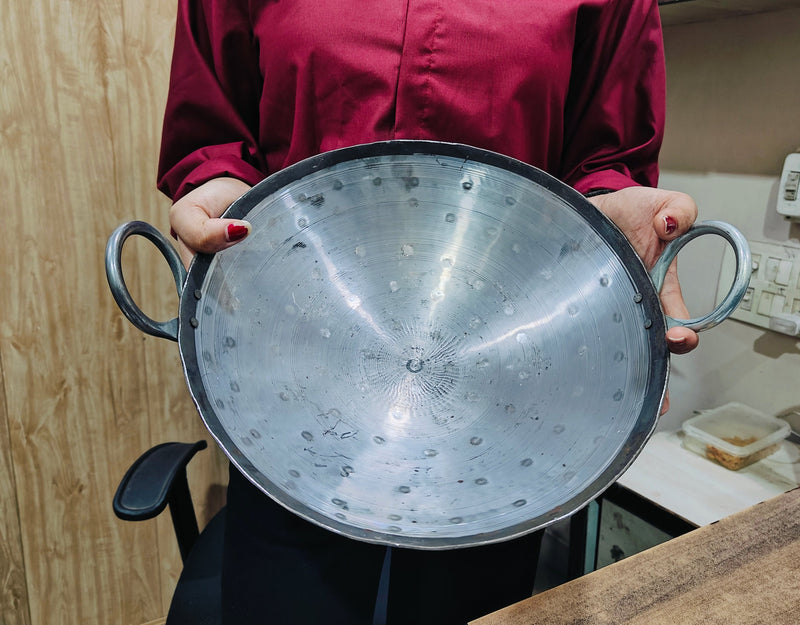 Iron/Loha Hammered Wok/Kadhai for Cooking – Cooking Kadai