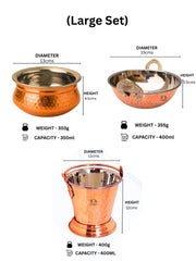 Copper Serving Handi, Bucket & Wok – Copper Cooking Wok