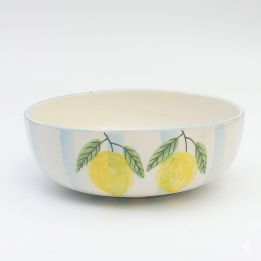 nurture-india-lemon-stripe-ceramic-large-bowl