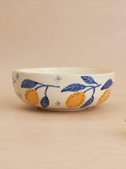 Nurture India Lemon Bowl Lotus Tealight Gift Box