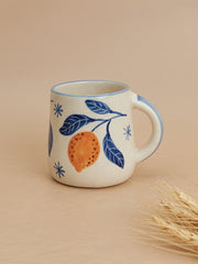 Nurture India Lemon mugs Trinket Dish Gift Box 2-Piece Set