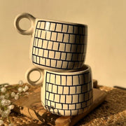 Nurture India Linear Line Theory Coffee Cup 12-oz
