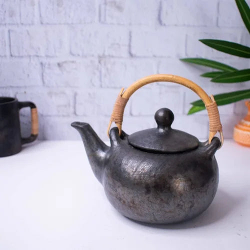 Manipur Black Pottery Kettle â€“ Cooking Pot