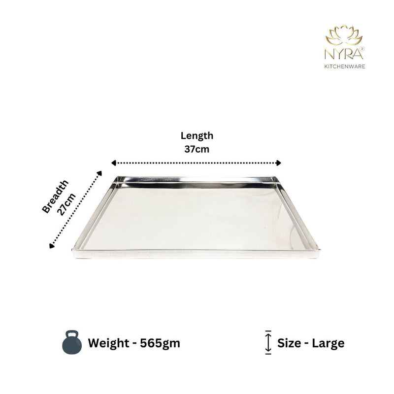 Stainless Steel Storing & Serving Tray for Sweet & Snacks – Serving Tray