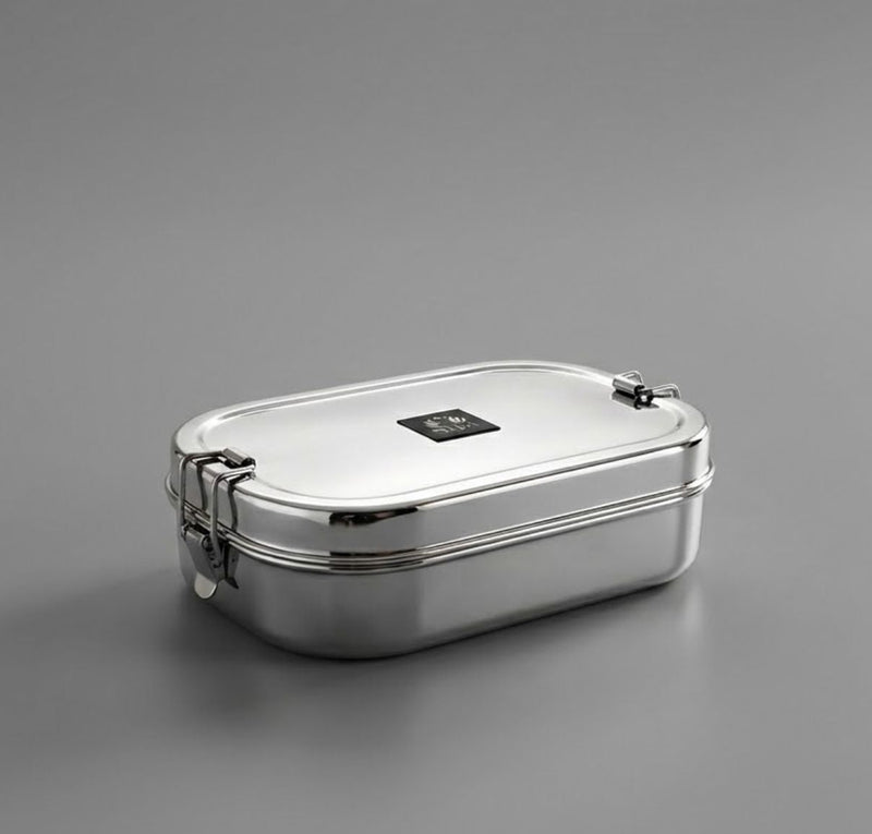 Stainless Steel Rectangular Lunch Box – Storage Container